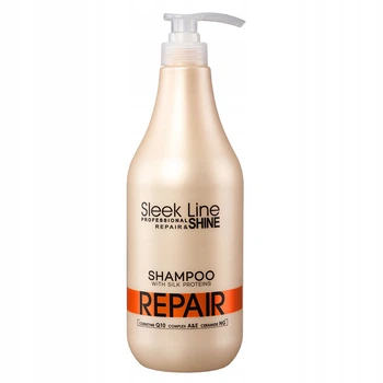 Шампунь для пошкодженого волосся STAPIZ SLEEK LINE REPAIR SHAMPOO 1л (5904277710837)