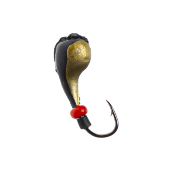 Мормышка литая "Капля уралка" Black 0,3g (25шт\уп)