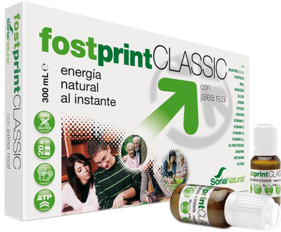 Дієтична добавка Soria Natural Fostprint Classic 20 флаконів (8422947062446)