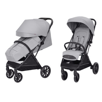 Детская прогулочная коляска Carrello Nero CRL-5514 до 22 кг с чехлом на ножки Slate Grey