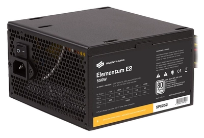 Zasilacz SilentiumPC Elementum E2 550W 80 Plus EU (5903018661186)