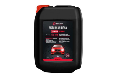 Активная пена Intertool-Storm 5л концентрат для мойки автомобилей удаление загрязнений и дорожной грязи (D-IT_22-C)