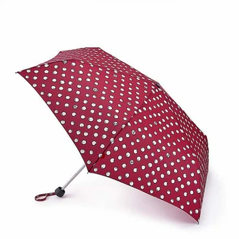 Парасоля жіноча Lulu Guinness by Fulton Minilite-2 L869 Polka Pearls (Перлинний горох)