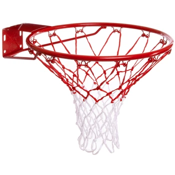 Баскетбольное кольцо с сеткой корзина баскетбольная №7 SP-Sport Basketball Ring 7035-1 диаметр 44,5 см Red