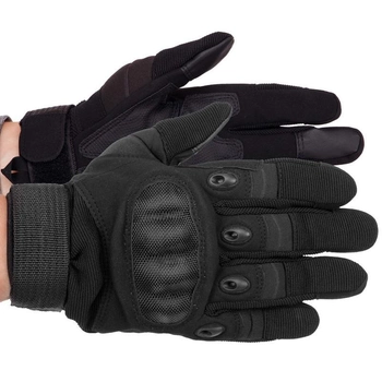 Тактичні рукавички із закритими пальцями для військових ЗСУ SP-Sport BC-8798 розмір M чорний