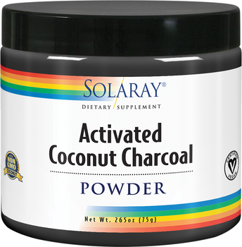 Suplement diety Solaray Charcoal Coconut Activated 150 g (0076280426083)