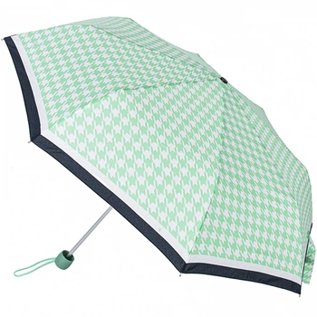 Парасоля Fulton механічна Minilite-2 Minty Houndstooth L354-040898