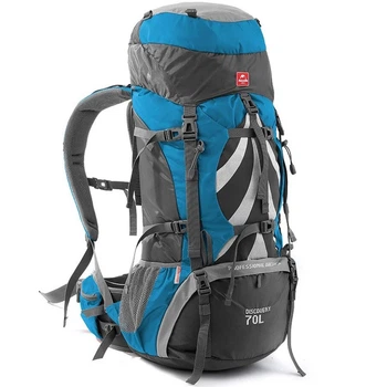 Рюкзак туристичний Naturehike 70 л + 5 л блакитний 6927595709023
