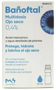 Краплі для очей Banoftal Dry Eye Multidose 10 мл (8437010164163)