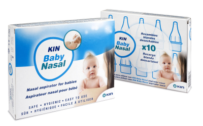 Zestaw aspirator do nosa dla niemowląt + jednostka wymienna 10 sztuk (8470001582829)