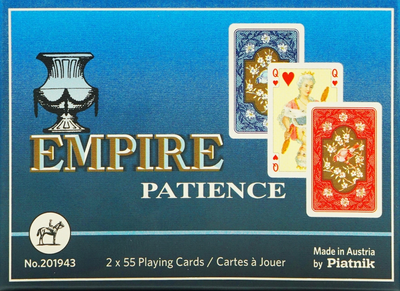 Гральні карти Piatnik Solitaire Empire 2 колоди х 55 карт (9001890201943)