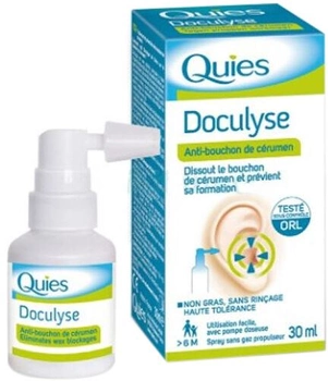 Spray do uszu Quies Doculyse Wax Hygiene Spray 30 ml (3435173431301)