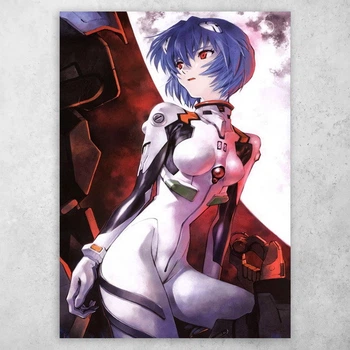 Плакат постер CupKit "Евангелион / Neon Genesis Evangelion" №21 А4 21х29,7 см