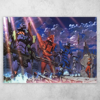 Плакат постер CupKit "Евангелион / Neon Genesis Evangelion" №17 А4 21х29,7 см
