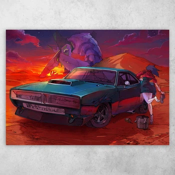 Плакат постер CupKit "Евангелион / Neon Genesis Evangelion" №45 А4 21х29,7 см