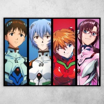 Плакат постер CupKit "Евангелион / Neon Genesis Evangelion" №24 А3 42х29,7 см