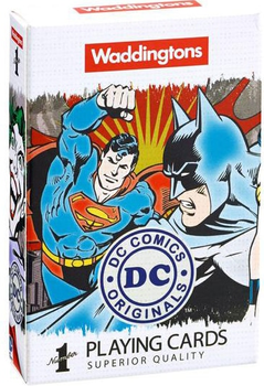 Гральні карти Waddingtons No.1 DC Super Heroes Retro Classic 1 колода х 52 карти (5036905022446)