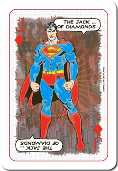 Гральні карти Waddingtons No.1 DC Super Heroes Retro Classic 1 колода х 52 карти (5036905022446)