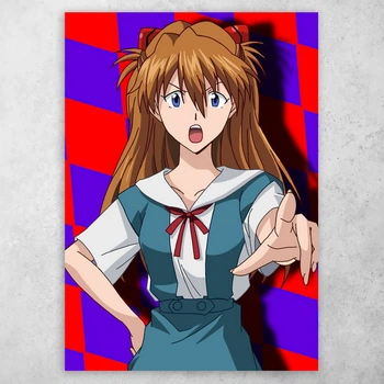 Плакат постер CupKit "Евангелион / Neon Genesis Evangelion" №36 А4 21х29,7 см