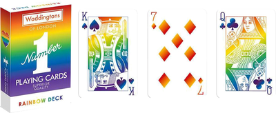 Karty do gry Waddingtons No1. Rainbow Klasyczne 1 talia x 55 kart (5036905041034)