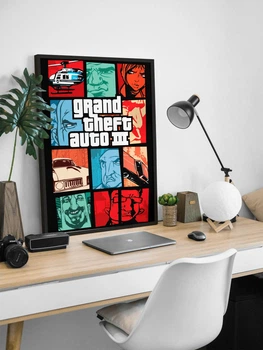Постер игры GTA 3 / ГТА 3 / Grand Theft Auto 3