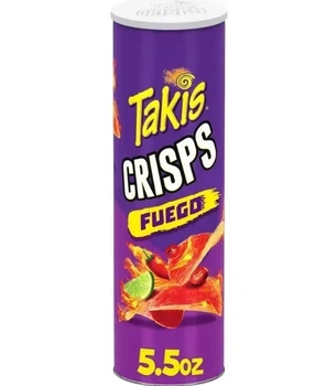 Чипсы Takis Fuego Rolls Hot Chili Pepper & Lime Flavored Spicy 156г