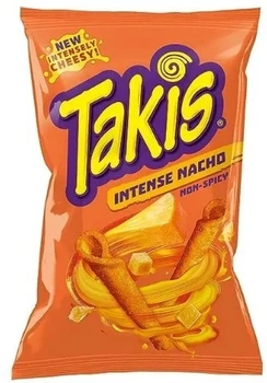 Чипсы с сыром Takis Intense Nacho Cheese Flavored Rolled 280.7г