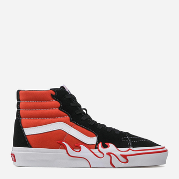 Tenisówki męskie wysokie Vans Sk8 Hi Flame VN0005UJGWP1 45 (11.5US) 29.5 cm Czerwony/Czarny (196571277177)