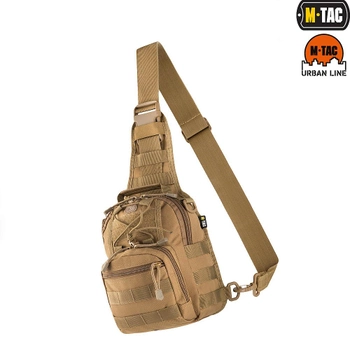 Тактическая армейская сумка M-TAC Patrol наплечная Койот (9052)