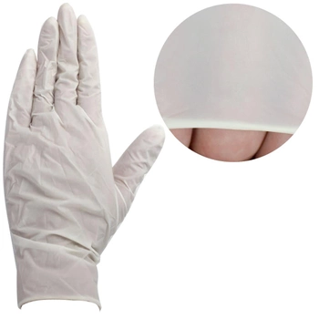 Перчатки UNEX Hoff medical латексные с тальком M 100 шт (0304587)