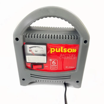 Зарядное устройство для автомобильного аккумулятора PULSO BC-20860, 6А, 12В