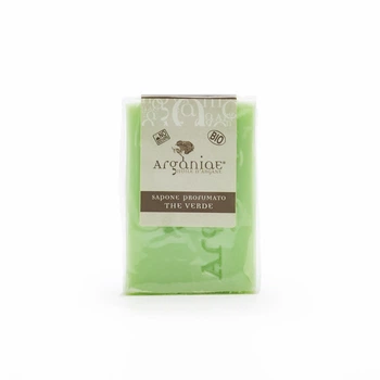Натуральне Мило з Аргановою Олією та Рослинними Екстрактами Green Tea Arganiae 100г 0376