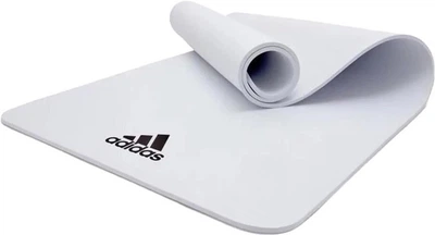 Коврик для йоги Adidas Yoga Mat белый Уни 176 х 61 х 0,8 см ADYG-10100WH