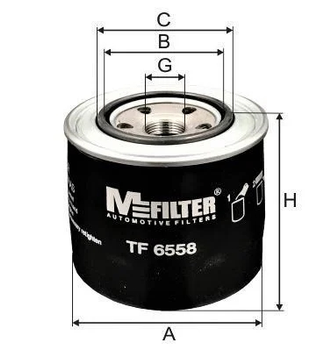Фільтр масляний Ford Focus III 2.0 TDCi 14- MFilter (TF6558)