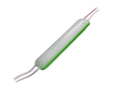 Світлодіодний LED модуль 1 діод COB (75mm * 15mm) 12V GREEN