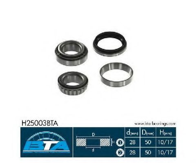 Підшипник колеса,комплект BTA Bearing Technology for Automotive (H25003BTA)