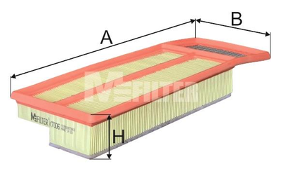 Фільтр повітряний Doblo/Nemo/Bipper 1.3D/HDi 10-/Combo 12- MFilter (K7006)