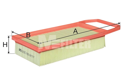 Фільтр повітряний Citroen C5/Peugeot 407 (бензин) 04- MFilter (K755)