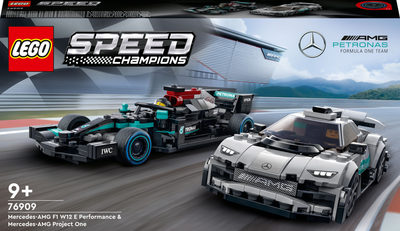 Конструктор LEGO Mercedes-AMG F1 W12 E Performance та Mercedes-AMG Project One 564 деталі (76909)