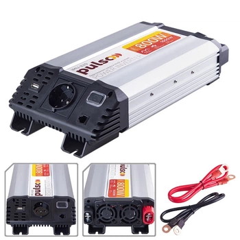 Преобраз. напряжения PULSO IMU 820/12V-220V/800W/USB-5VDC2.0A/мод.волна/клеммы