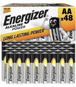 Батарейка Energizer AA Alkaline Power 48 шт
