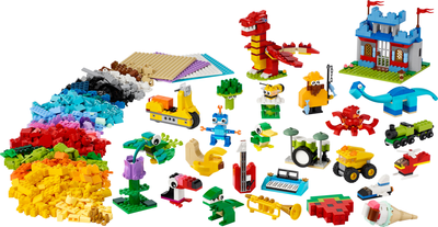 Zestaw klocków LEGO Classic Wspólne budowanie 1601 element (11020)