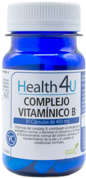 Вітаміни H4u Complejo Vitamínico B 30 капсул по 400 мг (8436556085192)
