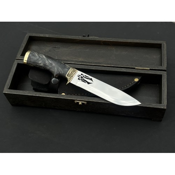 Нож охотничий подарочный с Гербом в кейсе Nb Art 222k28