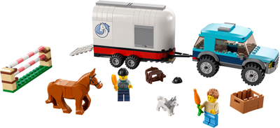 Конструктор LEGO City Фургон для коней 196 деталей (60327)