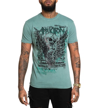 Футболка Affliction Eastvale Mob T-shirt Trellis Pigment Dye (A25645-TRPD-L)