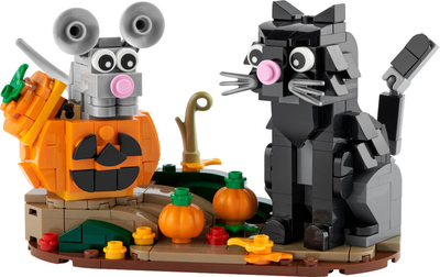 Zestaw klocków Lego Halloween Kot i mysz 328 części (40570)