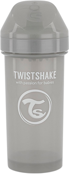 Чашка-непроливайка Twistshake з твердим носиком 360 мл 12міс.+ Сіра (7350083122841)