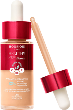 Тональна основа Bourjois Healthy Mix Clean and Vegan Serum 51W Light Vanilla 30 мл (3616305210067)
