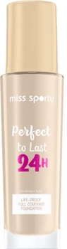 Тональна основа Miss Sporty Perfect To Last 24H Foundation 091 Pink Ivory 30 мл (3614226657374)